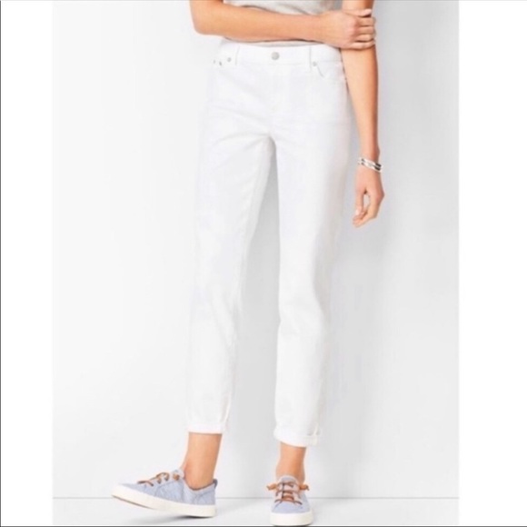 Talbots Denim - TALBOTS Flawless Five Pockets White Straight Jeans